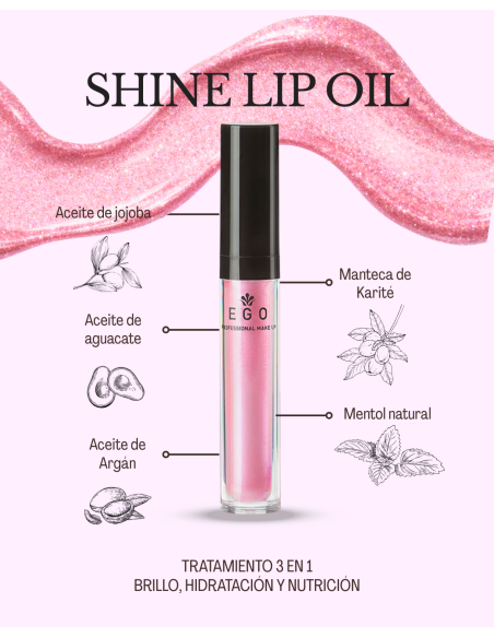 Shine Lip Oil EGO: Brillo, Hidratación y Nutrición 3 en 1