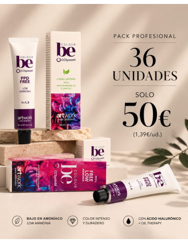 Pack 36 Tubos Colour BE | Kit de Prueba Coloración Pro