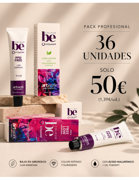 Pack 36 Tubos Colour BE | Kit de Prueba Coloración Pro