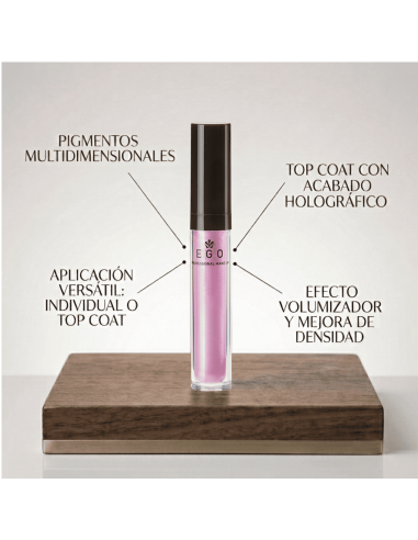 Kissing Gloss Top coat  voluminizador de labios