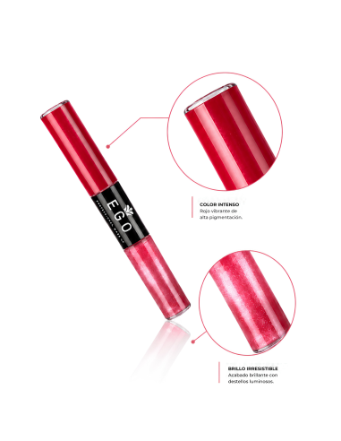 Lip Fix gloss fijo con doble acabado brillo o mate