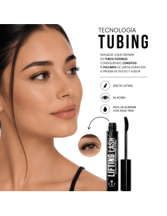 Máscara Tubing Lifting Lash - Pestañas Largas, Lifting y Definidas 36h de Duración 2