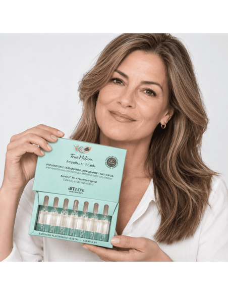 Ampollas anti caída KERAVIS TRUE NATURE 12 uds