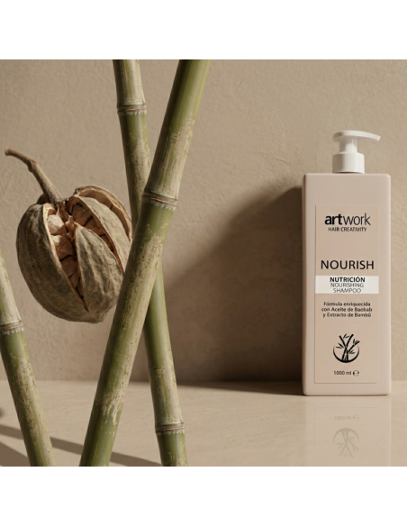 Shampoo Nourish 1000ml | Nutrición con Baobab y Bambú