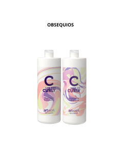 Pack rutina Curly + champú y mascarilla 1000 ml 2