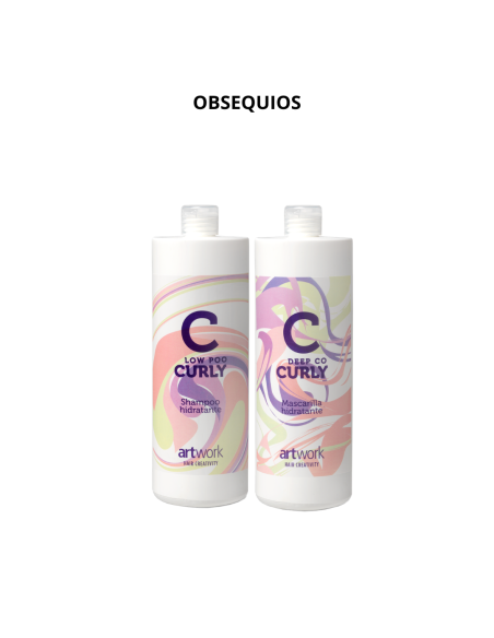 Pack rutina Curly + champú y mascarilla 1000 ml